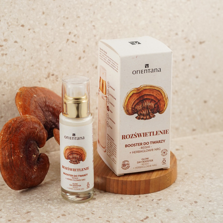 Orientana - Booster do twarzy Rozświetlenie reishi i różeniec górski - 30 ml