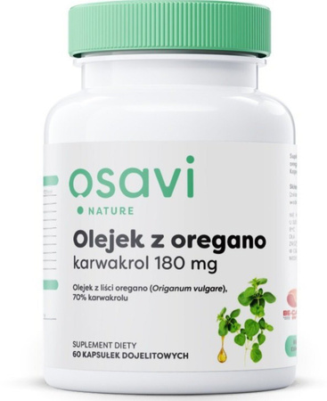 OSAVI Olejek z oregano 257 mg - 120 kaps.