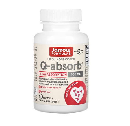 JARROW FORMULAS Q-absorb Co-Q10 100 mg (60 kaps.)