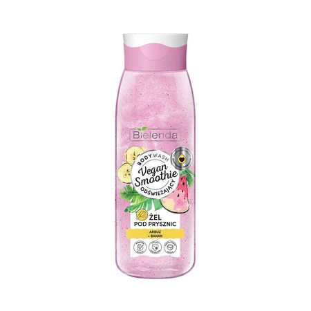 Bielenda Vegan Smoothie Żel pod prysznic odświeżający Arbuz i Banan 400g
