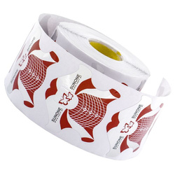 Szablon do paznokci premium Czerwony 500szt