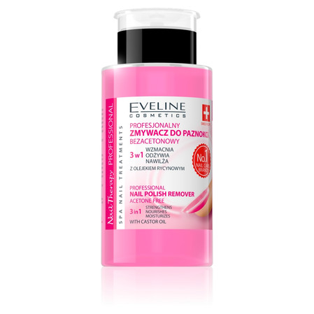 Nail Therapy Professional 3w1 profesjonalny zmywacz do paznokci bezacetonowy 190ml