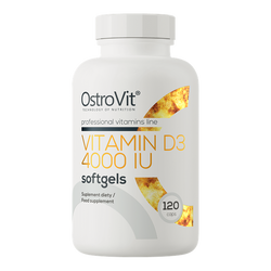 OstroVit Witamina D3 4000 IU 120 kapsułek
