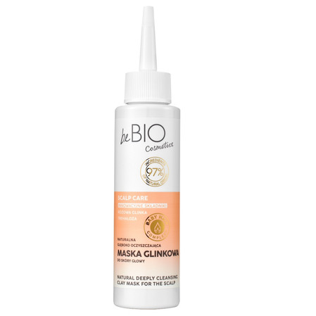 beBIO - Baby Hair Complex Scalp Care naturalna głęboko oczyszczająca maska glinkowa do skóry głowy 100ml