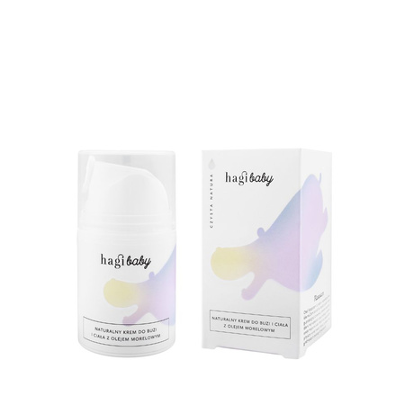 Hagi Baby − Naturalny krem do buzi i ciała z olejem morelowym − 50 ml