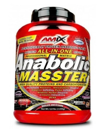 AMIX ANABOLIC MASSTER gainer 2200g smak czekolada