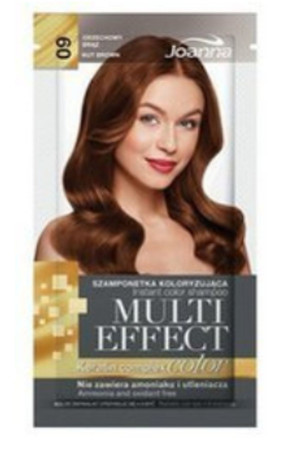 Multi Effect szamponetka koloryzująca 09 Orzechowy Brąz 35g