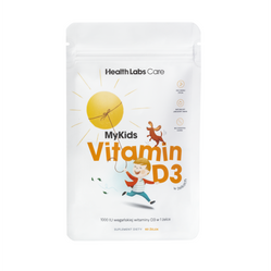 Health Labs Care MyKids Vitamin D3 wegańska witamina D w żelkach dla dzieci 60 żelek smak jabłko