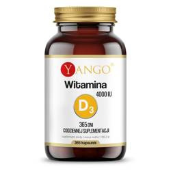 YANGO - Witamina D3 4000 IU na 365 dni