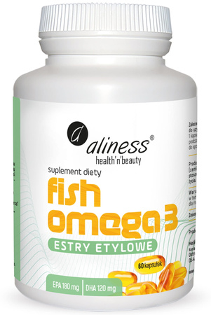 Aliness Fish Omega 3 Estry 180/120 mg x 60 kaps.