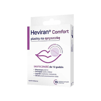 Heviran Comfort plastry 15 sztuk