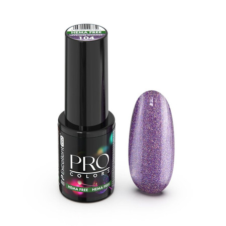 Pro Colors Hema Free lakier hybrydowy 104 Lavender Shimmer 7g