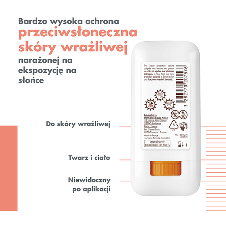 Avène SunsiStick KA Sztyft SPF 50+ 20 g