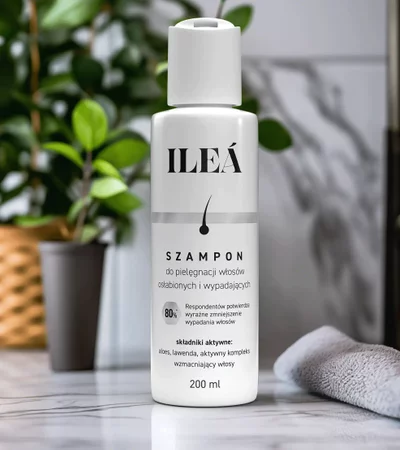 Ilea − Szampon do włosów osłabionych i wypadających − 200 ml