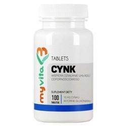 Myvita Cynk glukonian cynku 100 T