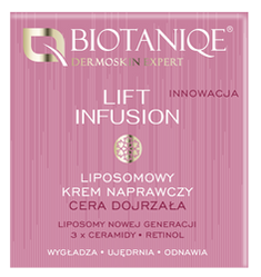 Biotaniqe- Lift Infusion, Liposomowy Krem Naprawczy 60+, 50 ml