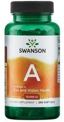 Swanson Witamina A 10.000 Iu 250 K żelki