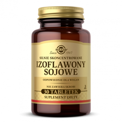 Solgar Izoflawony sojowe na wsparcie podczas menopauzy 30 tabl.