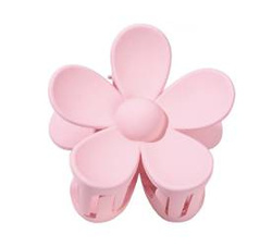 Klamra do włosów  Kwiatek XL - pudrowy jasny róż 1szt