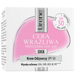 Cera Wrażliwa krem odżywczy SPF50 50ml