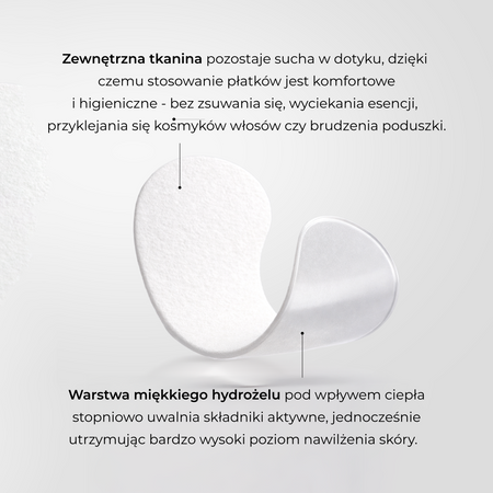 L'biotica Hydrożelowe płatki pod oczy ze śluzem ślimaka odmładzające 3 pary