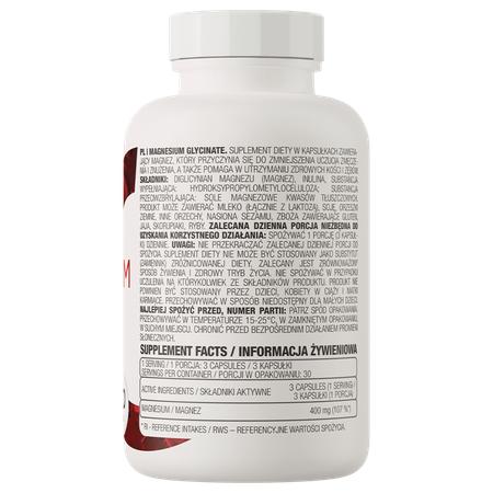 OstroVit Magnesium Glicynate wege 90 szt.