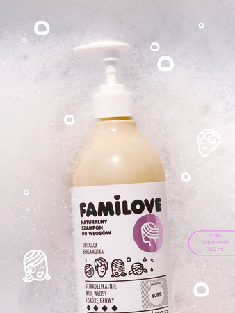 Yope - Familove szampon do wszystkich rodzajów włosów Kwitnąca Bergamotka 750ml