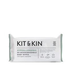 Kit & Kin, Chusteczki nawilżane dla dzieci, 60 szt.