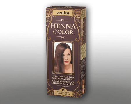 VENITA henna tuba 018 czarna wiśnia