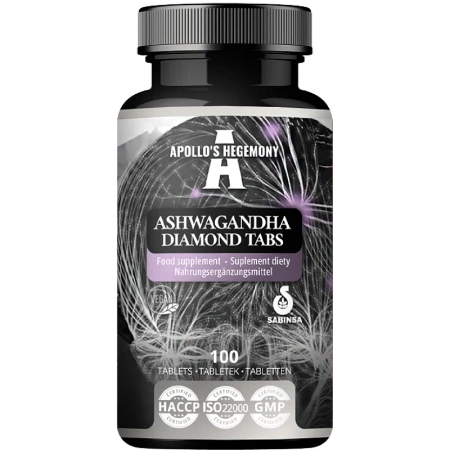 APOLLO'S HEGEMONY Ashwagandha Diamond Tabs 100 tabs.