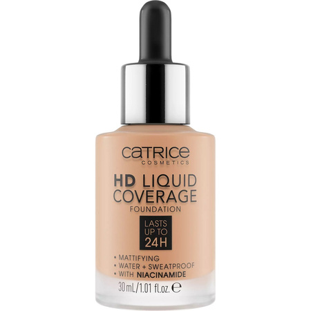 HD Liquid Coverage Foundation 24H matujący podkład do twarzy 044 Deeply Rose 30ml
