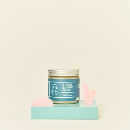 Mydlarnia cztery szpaki, Naturalny dezodorant w kremie bezzapachowy, 60 ml
