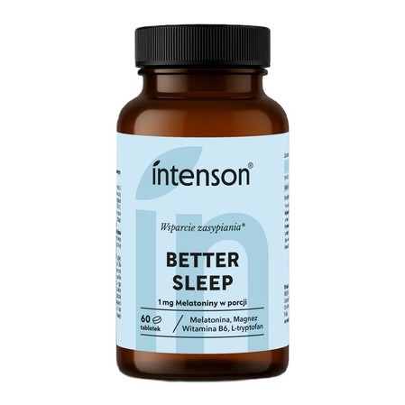 Intenson Better Sleep 1mg Melatoniny na wsparcie snu 60 tabl.