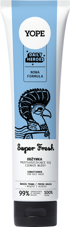 YOPE Odżywka do włosów przetłuszczających się Świeża Trawa Super Fresh 170ml
