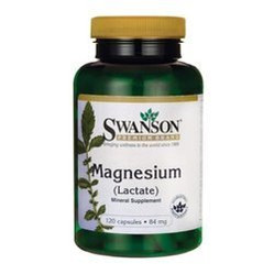 Swanson Mleczan Magnezu 84 Mg 120 kaps.
