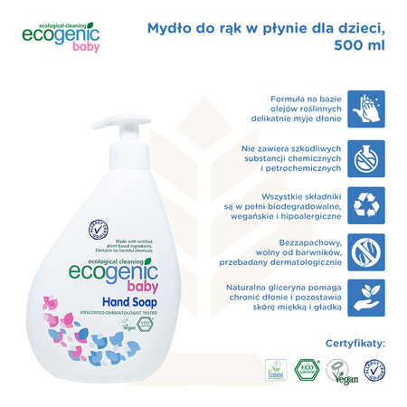 Ecogenic Mydło w płynie baby Eko 500 ml