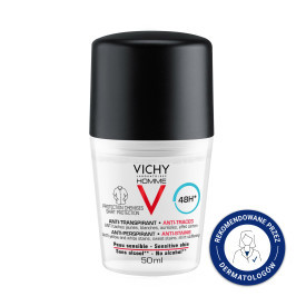 Vichy Homme Anti-Perspirant 48h antyperspirant w kulce przeciw plamom 50ml