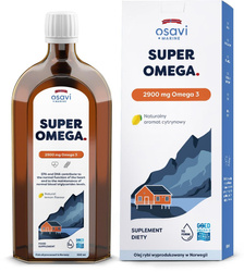 OSAVI Super Omega, 2900 mg - smak cytrynowy 500 ml