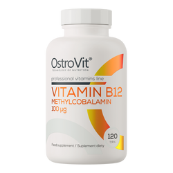 OstroVit Witamina B12 Metylokobalamina 100 µg - 120 tabl.
