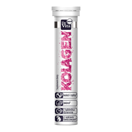 Dr Vita Kolagen 500 mg - 20 tabletki musujące
