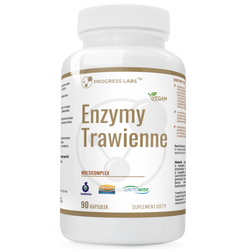 Progress Labs  Enzymy Trawienne  Multicomplex  Digezyme  90 Kaps.