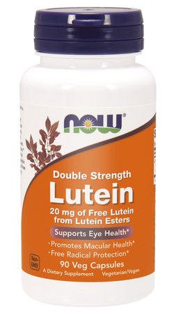 NOW FOODS Double Strength Lutein - Luteina 20 mg (90 kaps.)