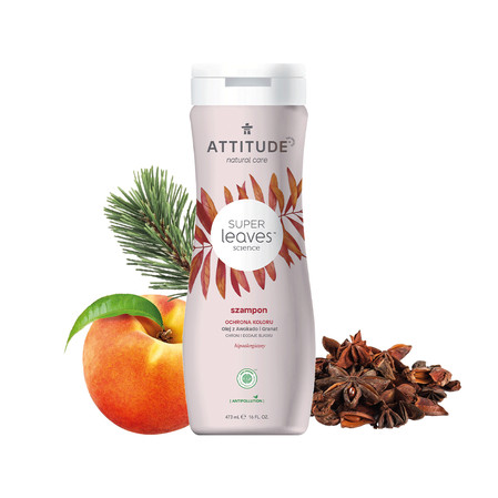 Attitude, Szampon do włosów farbowanych z Olejkiem z Awokado, 473 ml