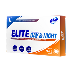 6PAK ELITE DAY & NIGHT kompleks witamin 60 kaps.