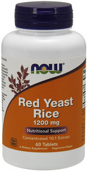 ow Foods Red Yeast Rice Concentrated 10:1 Extract, 1200mg na wsparcie układu krążenia 60 tabl.