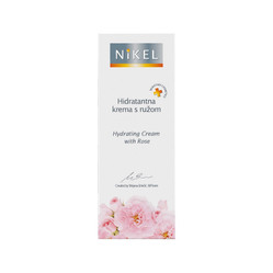 Nikel, Nawilżający krem do twarzy z różą, 50 ml