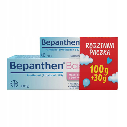 BAYER – Bepanthen Baby, Maść Ochronna – 100 + 30 g