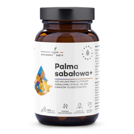 Aura Herbals Palma sabałowa 400 mg 60 szt.