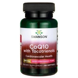 Swanson Koenzym Q10 100 Mg Z Tokotrienolami 10 Mg