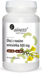 Aliness Olej z nasion wiesiołka 9%/85%  500 mg x 90 kaps
